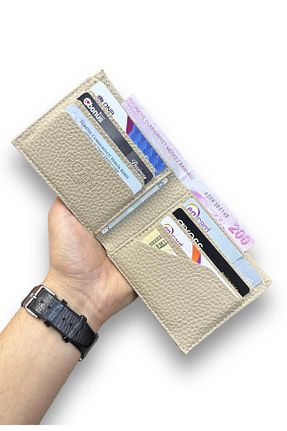 کیف پول بژ مردانه سایز متوسط Roan - کد 812896498