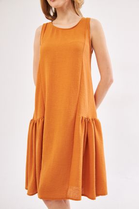 لباس نارنجی زنانه بافتنی رگولار کد 812956821