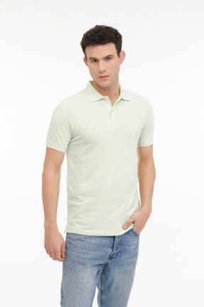 تی شرت سبز مردانه رگولار یقه گرد تکی کد 813210514