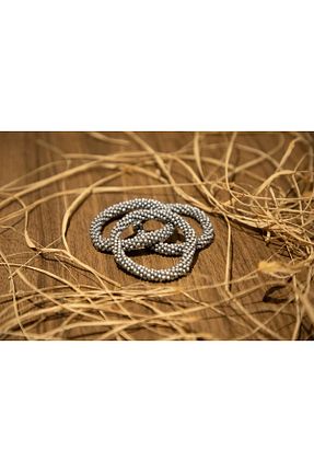 دستبند جواهر طوسی زنانه منجق BTU - کد 813277251