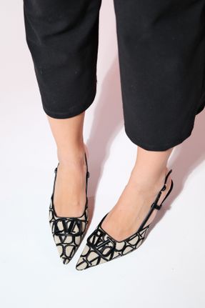 کفش پاشنه بلند کلاسیک مشکی زنانه چرم مصنوعی پاشنه نازک پاشنه متوسط ( 5 - 9 cm ) کد 813340928