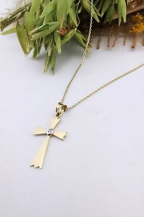 گردنبند طلا زرد زنانه 14 عیار Utku Kuyumculuk - کد 812979772