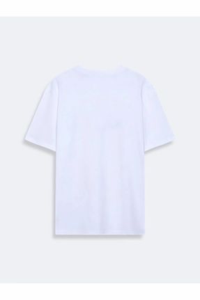 تی شرت سفید مردانه اسلیم فیت تکی کد 812956612