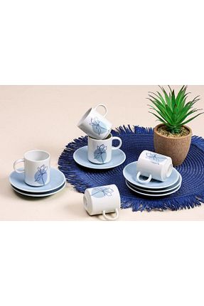 فنجان قهوه فیروزه ای 6 نفره Porland - کد 751282650