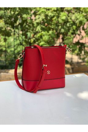 کیف دوشی قرمز زنانه HNB ÇANTA - کد 735388397