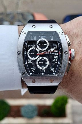 ساعت مچی مشکی مردانه 42 میلی متر Daniel Klein - کد 813332453