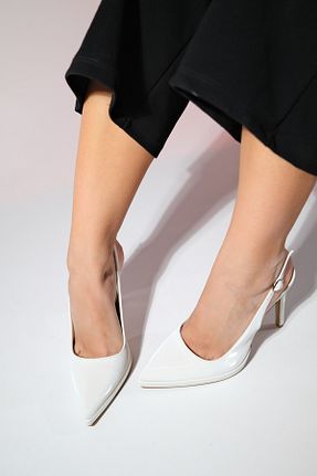 کفش پاشنه بلند کلاسیک نباتی زنانه چرم مصنوعی luvishoes - کد 813335259