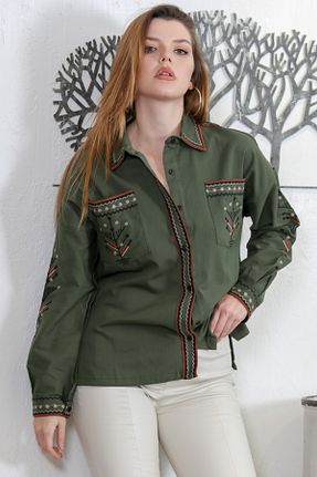 پیراهن سبز زنانه رگولار Chiccy - کد 812075992