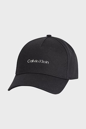 کلاه مشکی زنانه پنبه ای Calvin Klein - کد 813185657