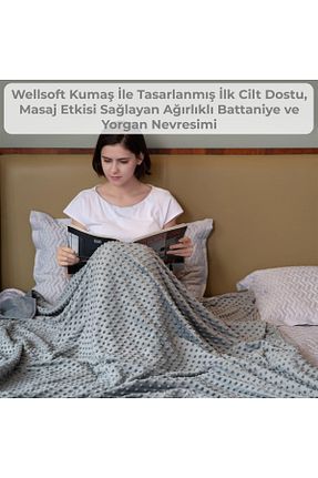 پتو دونفره طوسی Wellsoft Genel Markalar - کد 813340167