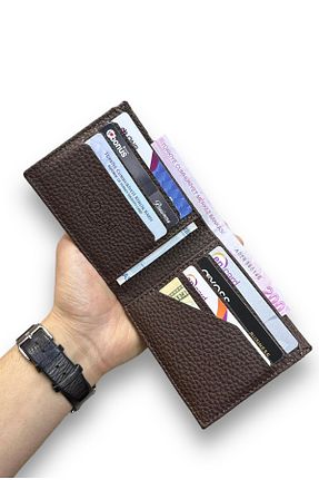 کیف پول قهوه ای مردانه سایز متوسط Roan - کد 812895639