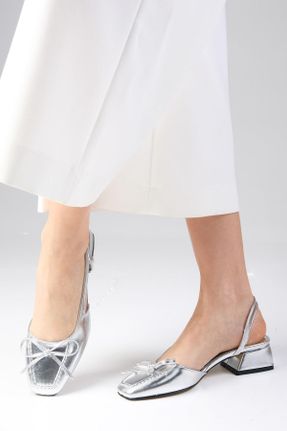 کفش پاشنه بلند کلاسیک زنانه چرم مصنوعی پاشنه ضخیم پاشنه کوتاه ( 4 - 1 cm ) کد 740624544