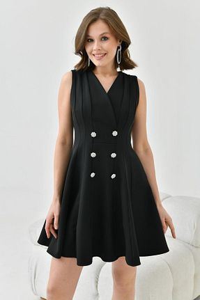 لباس مجلسی و فارغ التحصیلی مشکی زنانه پنبه پلی استر lovebox - کد 813095346