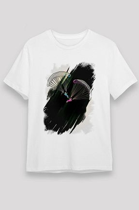تیشرت سفید زنانه گشاد ZOKAWEAR - کد 672840413