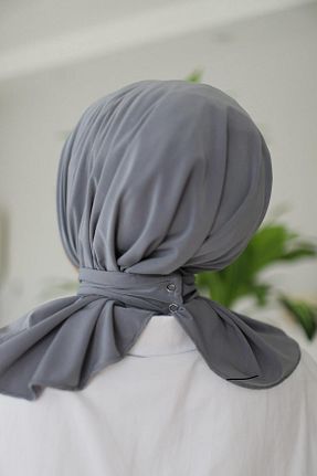 روسری طوسی پنبه ای başörtü dükkanı - کد 813328810