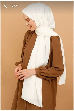 روسری نباتی پنبه پلی استر Nilbutik - کد 813347071