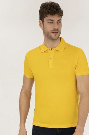 تیشرت سفید مردانه یقه پولو Pierre Cardin - کد 813552930