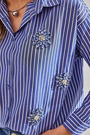 پیراهن آبی زنانه رگولار Bianco Lucci Modest - کد 813599785