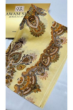 شال بژ زنانه AWAM SILK - کد 813892412
