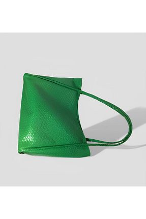 کیف دوشی سبز زنانه چرم مصنوعی YMZBAG - کد 813906121
