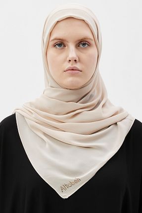 شال بژ زنانه شیفون Altobeh - کد 813952250