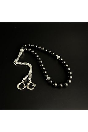 تسبیح مشکی سنگ طبیعی YILDIZ DOĞAL TAŞ - کد 788704140