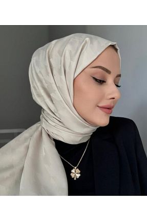 شال طوسی زنانه پنبه پلی استر Helyabutik - کد 813959666