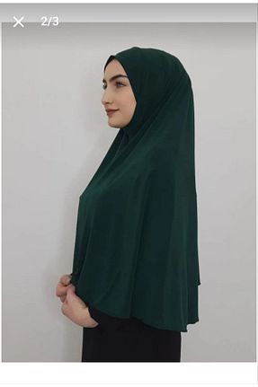روسری سبز پنبه پلی استر Nilbutik - کد 814015707