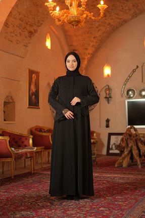 کلاه و ابایا رنگی زنانه جین Ferraceci - کد 813444188