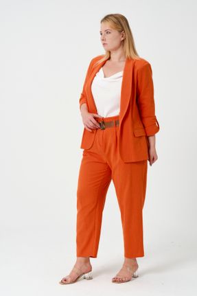 کت نارنجی زنانه بدون آستر کد 812036186