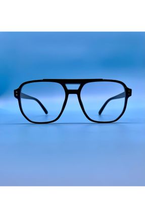عینک محافظ نور آبی مشکی زنانه 55 شیشه UV400 پلاستیک کد 813673000