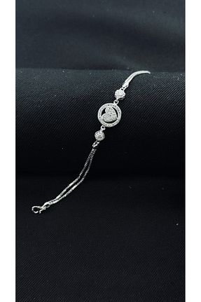 دستبند نقره زنانه 925 عیار KARYAĞDI GÜMÜŞ - کد 813950437