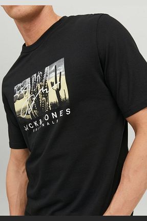 تیشرت مشکی مردانه رگولار Jack & Jones - کد 813943830