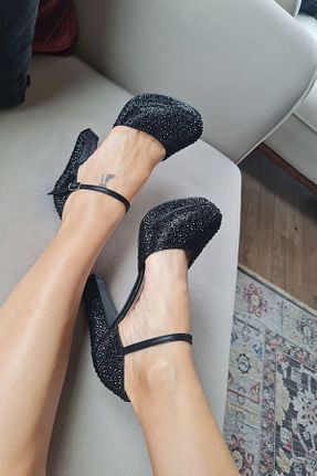 کفش مجلسی مشکی زنانه پاشنه ضخیم Topukla Footwear - کد 814017073