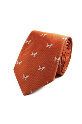 کراوات نارنجی مردانه کد 814069790