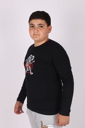 تیشرت مشکی بچه گانه Relaxed çiko kids - کد 813656621