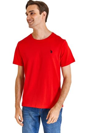 تی شرت قرمز مردانه رگولار کد 813471689