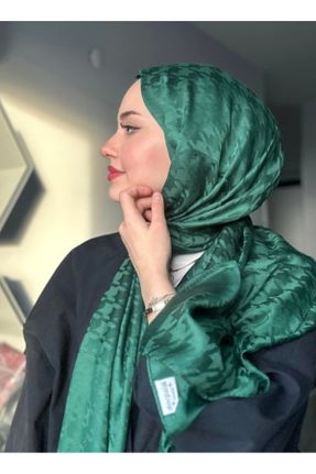 شال سبز زنانه پنبه - پلی استر کد 813959192