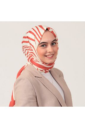 شال نارنجی زنانه پنبه ای ipekistanbul - کد 813531855