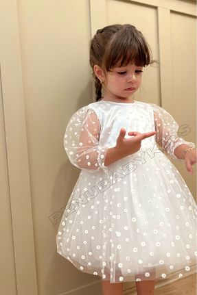لباس سفید بچه گانه بافتنی penu baby kids - کد 744169451