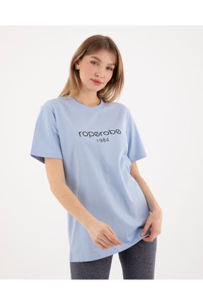 تی شرت متالیک زنانه رگولار یقه گرد جوان کد 799841111