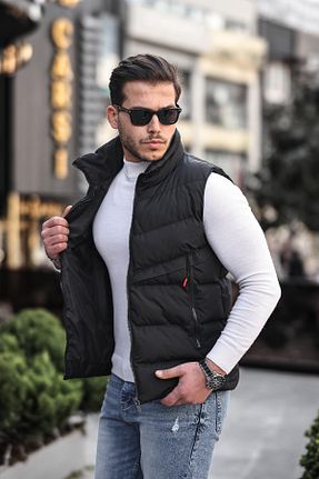 جلیقه مشکی مردانه اسلیم فیت ByTrend - کد 813864836