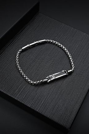 دستبند استیل (فولاد) مردانه استیل (فولاد) FRNCH - کد 813851875