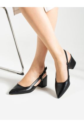 کفش پاشنه بلند کلاسیک مشکی زنانه پاشنه ضخیم پاشنه متوسط ( 5 - 9 cm ) کد 813973838