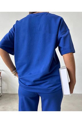 ست گرمکن آبی زنانه پنبه ای Revasser - کد 813974208