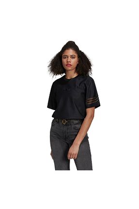 تیشرت اسپرت مشکی زنانه رگولار adidas - کد 814001768