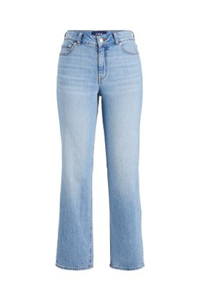 شلوار جین آبی زنانه جین استاندارد کد 813981750