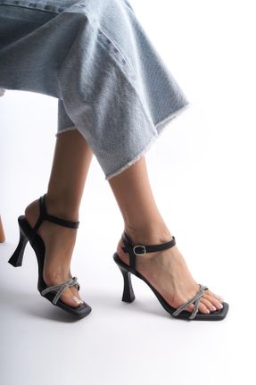 کفش پاشنه بلند کلاسیک مشکی زنانه پاشنه متوسط ( 5 - 9 cm ) پاشنه نازک کد 814055373