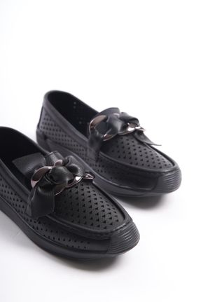 کفش کلاسیک مشکی زنانه پاشنه کوتاه ( 4 - 1 cm ) کد 814374686