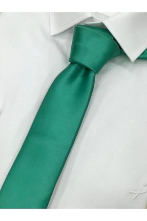 کراوات سبز مردانه پلی استر İnce کد 814189728